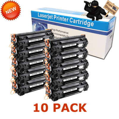 10 pk 125 Toner Cartridge for Canon ImageClass LBP6000 LBP6030w MF3010 Printer