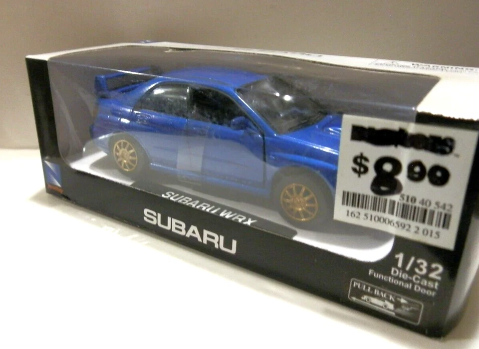 New-Ray CityCruiser Collection 1/32 Blue Subaru WRX Motorized - Image 3 of 4
