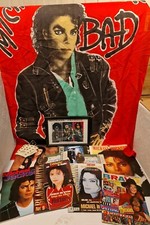 F16 MICHAEL JACKSON KONZERTTICKET OPEN AIR 1988 HOCKENHEIM RING FAN SET KONVOLUT