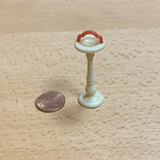 Renwal No 13 Dollhouse Miniature Plastic Free Standing Pedestal Ashtray VTG