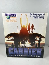 NEW Carrier Fortress at Sea PC Big Box Aircraft Carrier SIM Discovery Channel