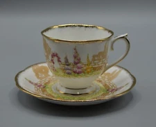 ROYAL ALBERT Greenways Crown China Tea Cup & Saucer 2454 C England