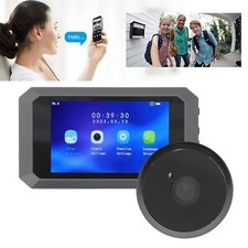 Video Door Viewer 1080P 2MP 135 Degree Viewing IR Night Peephole Came