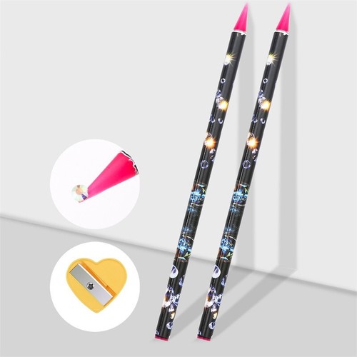 Kit 12 Griglie Strass Nail Art + Pick up Penna + Pinzette per Nail Art Decorati - Foto 2 di 9