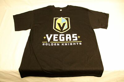 Las Vegas Nevada Golden Knights Hockey Team Fan T Shirt Sz L Black