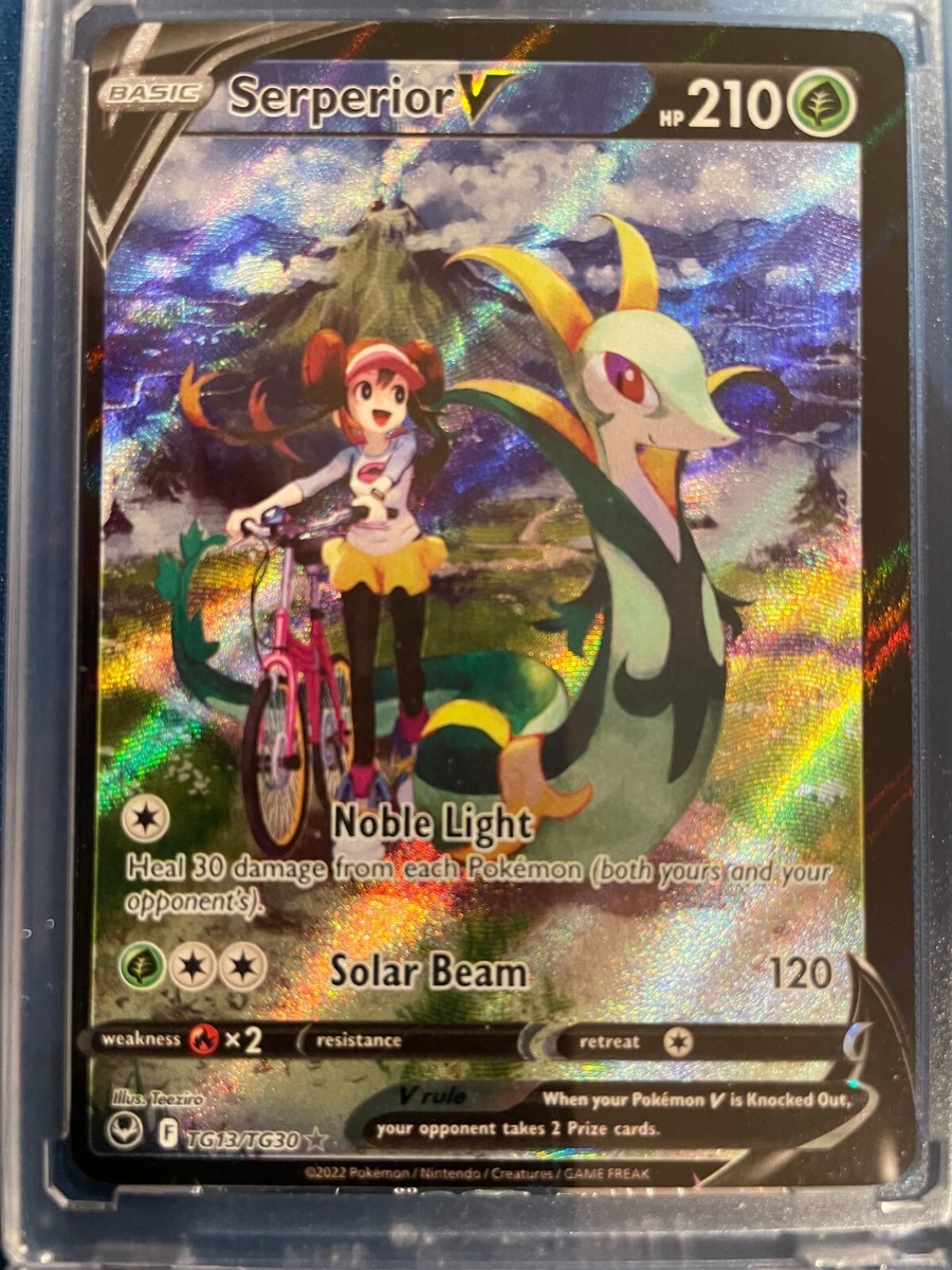 Rare ERROR Pokemon Silver Tempest Serperior V TG013/TG030