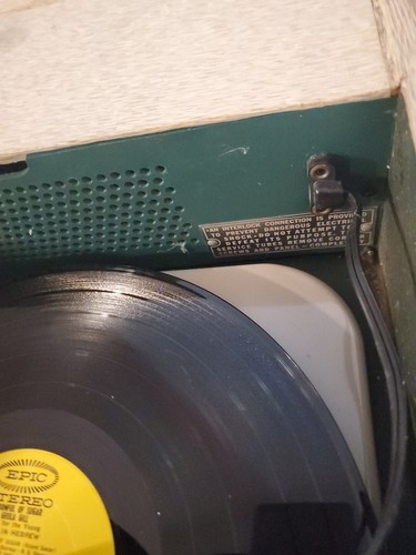 Vintage Webcor Festival Fonograf With Tube Amp Record Player - Picture 11 of 13