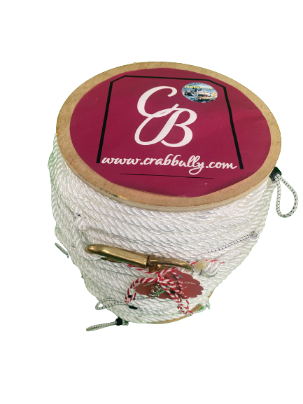 Ligne De Pêche Crab Trotline - 1200 Pieds, 1/4 Medium Lay, Snoods Espacés 6 Pieds - Neuf