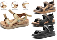 Women Walking Sandals Arch Support Orthopedic Recovery Hiking Sandals