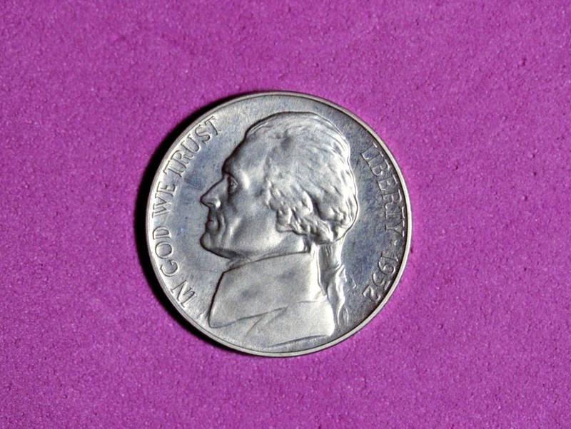 1952- Jefferson  Nickel #P18099