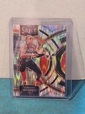 2024 Panini Select WNBA - Premier Level Silver Flash Prizm #189 Tiffany Mitchell