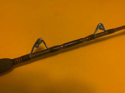 CUSTOM CALSTAR BAJA BOOMER 5 FOOT 8 1/4 INCH 60 TO 130 POUND RAIL FISHING ROD