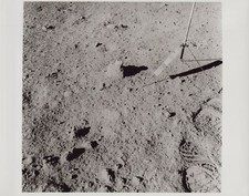 Apollo 15 RARE NASA 1971 White Rock Lunar Surface Mission 1971 10x8 Photo