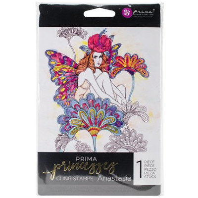 Prima Marketing Unmounted Clings PRINCESSES CLING STAMPS ANASTASIA