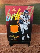 2020 Panini Luminance Bright Beginnings Materials Gold /100 Noah Fant #BB13