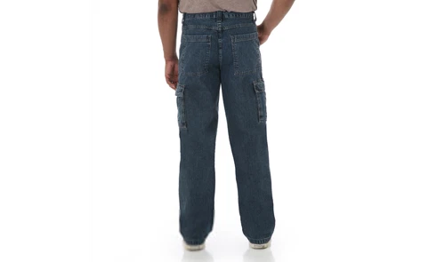 Wrangler Men's Cargo Jeans 6 Pocket  - Relaxed Fit - 1070LGWDS image 9