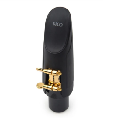 Rico Gold Plated H-Ligature & Plastic Cap for Otto Link Metal