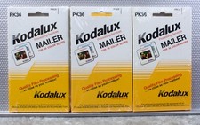 Kodak PK-36 Prepaid Processing Mailers Set of 3 For Collection or Display Only