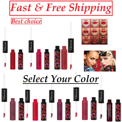 Rimmel London Provocalips 16hr,Lip Color, Two-Step Liquid, .14 floz,Select Color