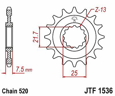 RT-188584 ページ JT Front Sprocket JTF1536.16RB to fit Kawasaki ZX-6R (ZX636) Ninja