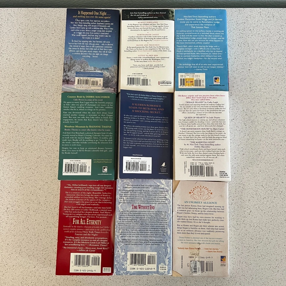 Lot of 9 Mixed Authors Contemporary Western Historical Romance Paperback Books - Image 4 of 4