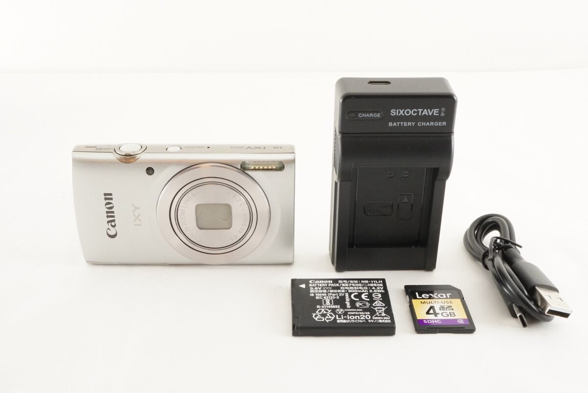 Canon IXY 200 Silver With 4GB SDHC Card Compact Digital Canon IXY 200 Silver With 4GB SDHC Card Compact Digital