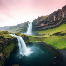 Digital Picture of Beautiful Waterfall printable file