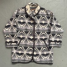 Vintage Pendleton Knockabouts Southwestern Tribal Aztec Wool Shawl Jacket Wmn M