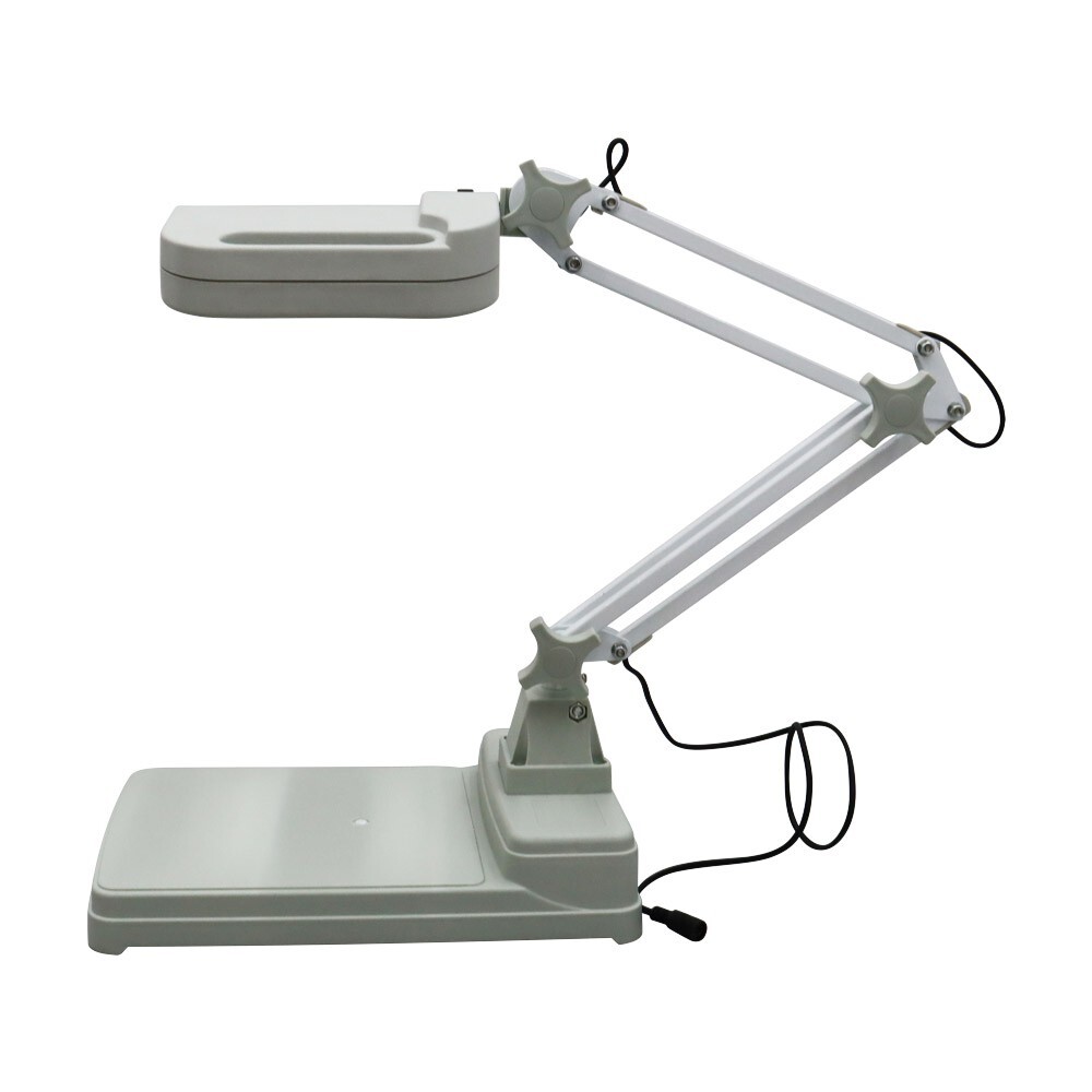 10x Benchtop Magnifier Lamp Magnifying Glass 110V 22W Glass Size 4.4in ...