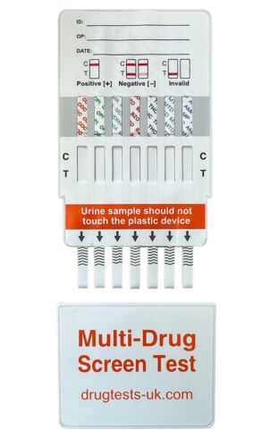 Drug Testing Kit 1 x 7 Multi Drug Panel Test Kit Home/Work Urine Screening Kits  - Picture 1 of 9