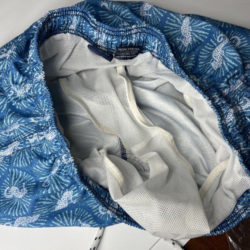 Nat Nast Large Shorts Mens Seahorse Swim Trunks Novelty Print Lined Mesh Net S4 - Picture 7 of 7