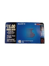 New Old Stock Sony 35MFD-2HD Micro Floppy Disks 3.5" MAC Formatted 35 Pack A74