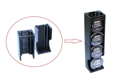 COFFEE CAPSULE STORAGE HOLDER STAND RACK MOUNT FOR NESCAFE NESCAFÉ DOLCE GUSTO