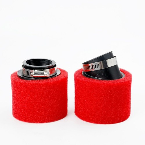 Motorcycle Sponge Air Filter 35 38 42mm 45mm 48mm Straigh Bend Elbow Neck Sponge - Picture 6 of 14