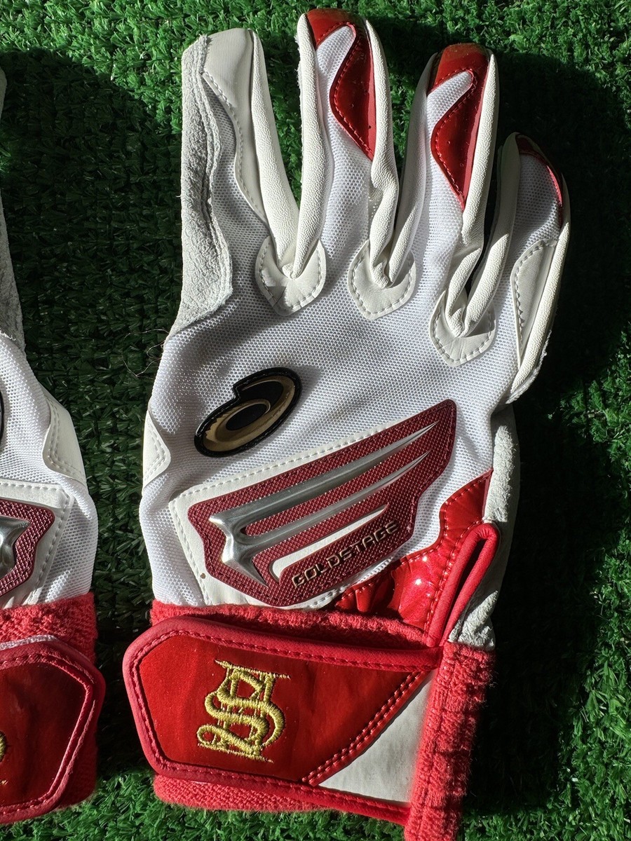 CHICAGO CUBS SEIYA SUZUKI GAME USED CUSTOM ASICS BATTING GLOVES | eBay