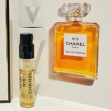 CHANEL N°5 EAU DE PARFUM SAMPLE VIAL SPRAY 1.5ML/0.05OZ - AUTHENTIC VIAL