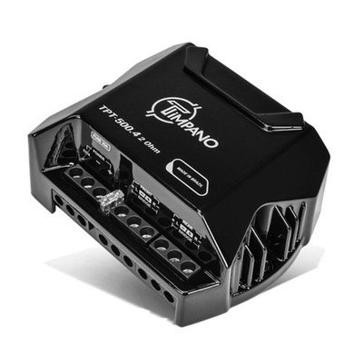500W 4 Channel Compact Car Audio Amplifier - Brazilian Class D Technology