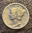1924 S Mercury Dime Silver Circulated Business Strike Uncertified 10C