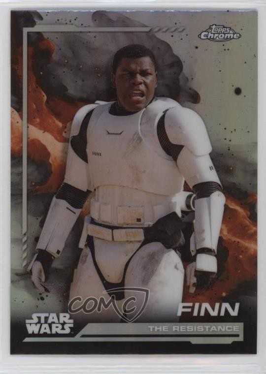 2024 Topps Chrome Star Wars Rainbow Refractor Finn #113 0pm