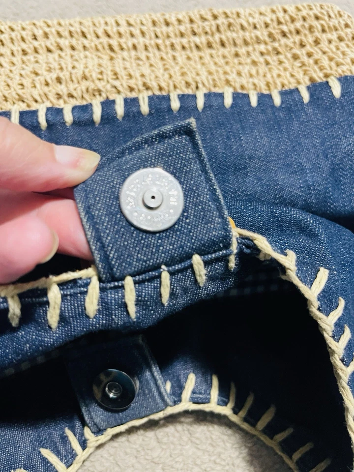 Bolso de Hombro Kennith Cole Reaction Azul Denim HOBO Bohemio. TRENDING Now Foto 3 de 4