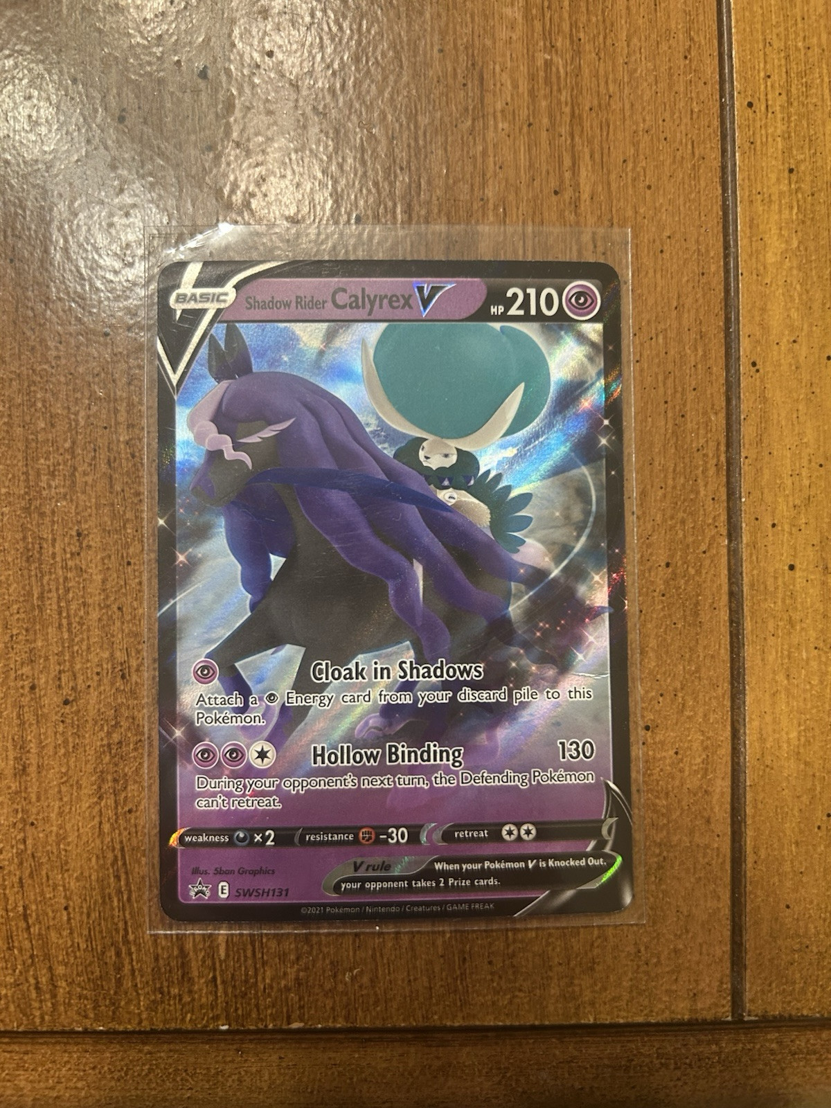 Pokemon TCG Black Star Promo Shadow Rider Calyrex V SWSH131
