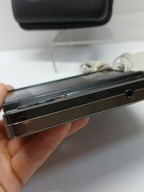 NINTENDO 3DS COSMO BLACK CTR-001: TESTED / WORKING With Case And Charger