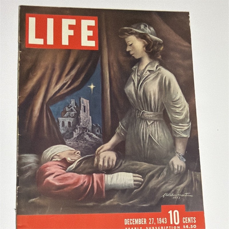 LIFE Magazine December 27 1943 Illustrated English History WWII Weekly Issue