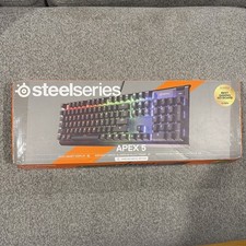 SteelSeries USB Apex 5 Hybrid Mechanical Gaming Keyboard  New Open Box 64539