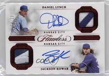 2022 Flawless Signature Ruby 4/20 Jackson Kowar Daniel Lynch Dual Patch Auto 0w8