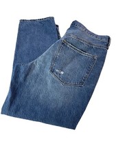 J.Crew Premium Edition Straight High Rise Button Fly Denim Blue Jeans Size 30