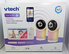 Vtech UM5766- Pan & Tilt  Smart HD 2 Camera + Video Monitor *New In Box**
