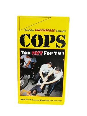#ad COPS Too Hot For TV 1995 Documentary Uncensored VHS Barbour Langley $8.99