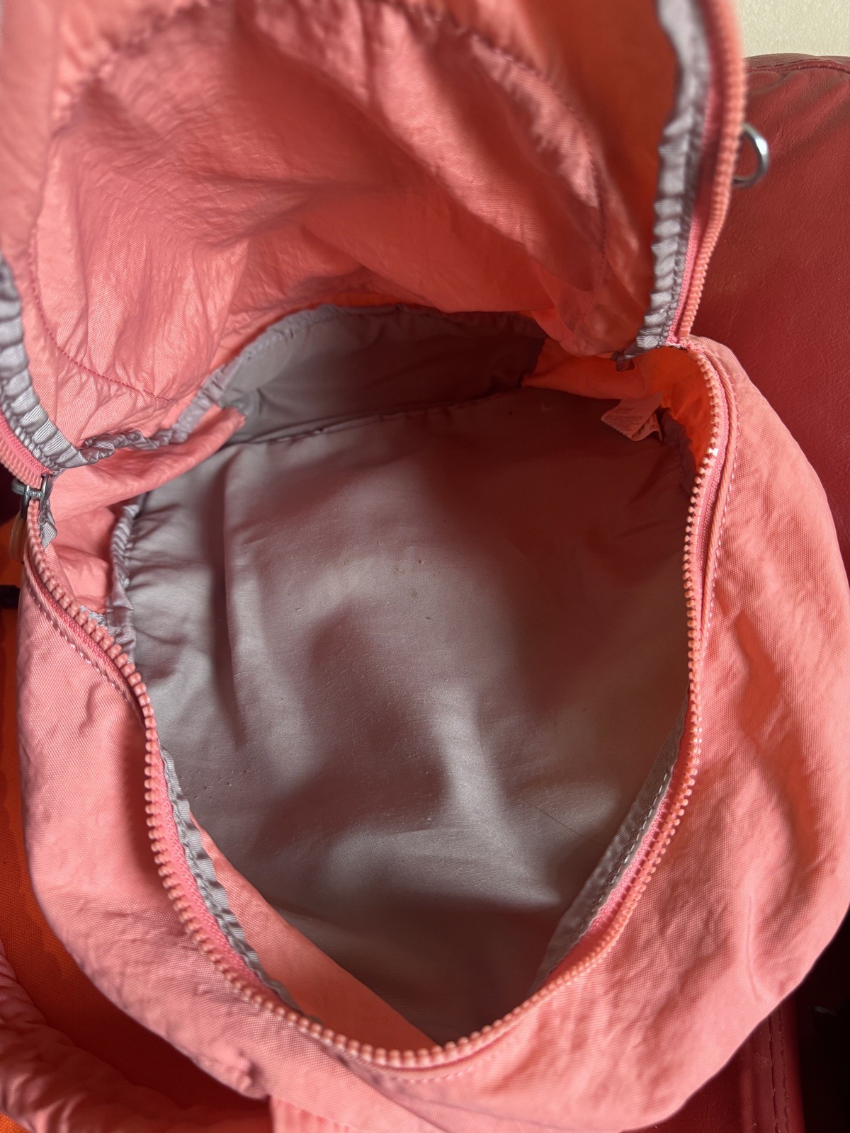 Kipling orange Medium Backpack excellent conditio… - image 6