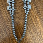 Silver And Turquoise Squash Blossom Necklace — photo 5